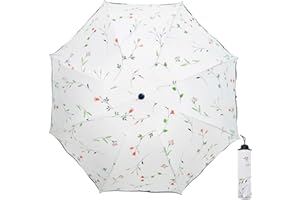 Maibar Sun Umbrella SPF 50 Small Umbrellas Compact UV upf 50 Mini Umbrella Folding for Women