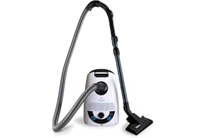 ‎HOOGO hoogo® B3+ Staubsauger mit Beutel | Bodenstaubsauger | Starke Saugleistung | HEPA Filter | 850 Watt | 11m Aktionsradius | sehr leise mit 74 db | 3 L Staubbeutelkapazität | inkl. verschiedener Düsen