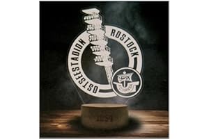 FC HANSA ROSTOCK F.C. Hansa Rostock LED Licht - Ostseestadion - Leuchte Flutlicht FCH