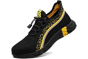 artSew Sicherheitsschuhe Herren Arbeitsschuhe S3 Damen Leichte Breite füße Stahlkappenschuhe rutschfeste Sportlich Arbeitsk Schutzschuhe Stahlkappe Sneaker Männer Arbeits & Berufsschuhe