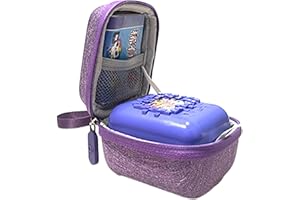 rokeblau Joli étui de Protection pour Animal Domestique numérique Bitzee, Mini étui de Portable dragonne, Coton, Lin Flanelle, imperméable et résistant aux Chocs (La Couleur Violette)