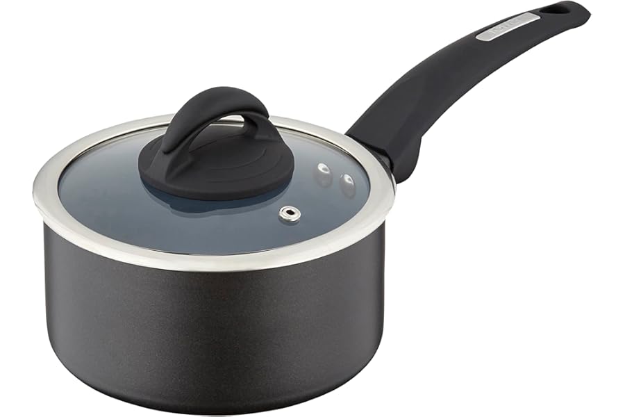 Tower T80356 Cerasure 16 cm Saucepan with Non-Stick Coating, Suitable for all Hob Types, Graphite