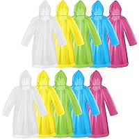 10 Poncho Impermeabili Trasparenti - Leggeri E Portatili Per Trekking, Ciclismo E Eventi Outdoor - Foto 3