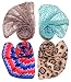 Letz Dezine Printed Poly Cotton Set of four mullticoloured stoles; scarf and stoles for women RS.399.00