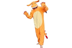 Dodheah Dragón Onesie Adulto Animal Disfraz Cosplay Dibujos Mono Navidad Pijamas de Halloween para Hombres Mujeres