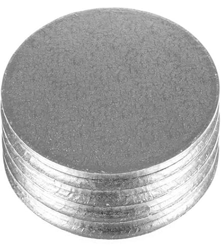 PME CCR819 Ronde Cake Card 10/254 mm, Karton, Zilver