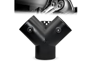 PRITOK 75 mm Chauffe-air diesel pour chauffage auxiliaire, accessoires de raccordement de canal type Y, résistant à la flamme, 3 voies, stationnement, chauffage de stationnement, ventilation pour