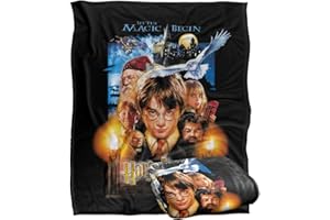LOGOVISION HARRY POTTER Coperta, super morbida al tatto, 152 x 127 cm