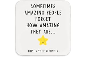 Manta Makes Mentor Thank You Gift, Coaster for Colleague Teacher Friend Mentor Gifts, Thank You Gifts for Women, Thank You Gifts for Men, Thank You Gifts for Friends (Amazing People)