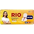 RIO Sanitary Pads for women, Comfort Weave with Wings (XL) - (280mm, Pack of 15)