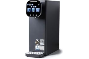 ‎OSMOFRESH OsmoFresh Auftisch Osmoseanlage Fusion Stream | Heißwasserspender | Variable Temperatur | 7-Fach Umkehrosmose Filterung | Wasserfilter für Küche Büro Wohnmobil | kalkfreies Trinkwasser | UV