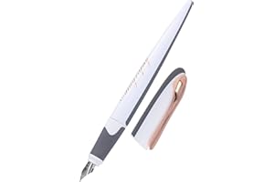 Online Stylo de calligraphie Air Blanc Rose, Pointe de calligraphie 0,8 mm, pour cartouches d'encre standard ou convertisseur, cartouche bleue incluse, pour droitier/gaucher 10040/3D