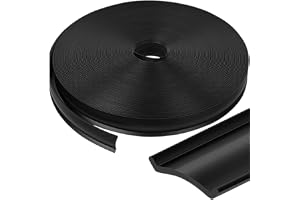 NONDK Exteriör Ersättnings RV Trim Molding Insert, 100 FT 1" Tungt TPE Väderstrippningsmaterial