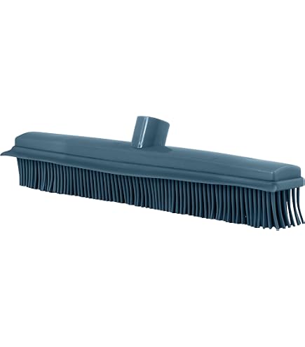 Balai en caoutchouc pour poils d'animaux avec râteau pour tapis et raclette, brosse de sol 2 en 1 pour tapis, poignée réglable de 62 pouces, balai en silicone noir (2 Balai en caoutchouc pour poils d'animaux avec râteau pour tapis et raclette, brosse de sol 2 en 1 pour tapis, poignée réglable de 62 pouces, balai en silicone noir (2
