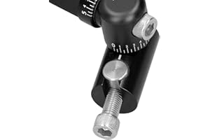 ZWINNER Tir à l'arc V‑Bar, outil de tir à montage à déconnexion rapide Arc en alliage d'aluminium Stabilisateur de barre en V Stabilisateur de barre en V double face pour arc à poulies pour arc(black)