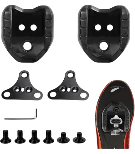 GEWAGE Fietsschoenen met antislip Cleat Plates, compatibel met Shimano