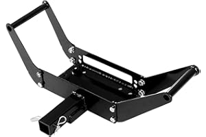 WINCHMAX Mobile Winch Mount 2 inch Receiver Hitch Winch Mounting Plate