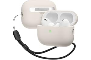 elago Liquid Hybrid etui kompatybilne z AirPods Pro 2. generacji ze smyczą - kompatybilne z AirPods Pro 2, potrójna ochrona, odporne na kurz, wstrząsy, kamienne