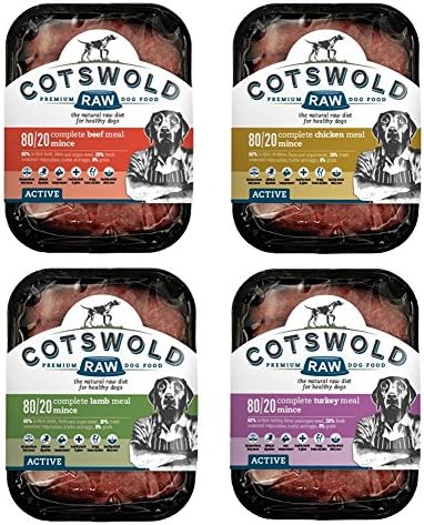 Cotswold Raw Active 80/20 Mince Adult Raw Dog Food Mix Pack - 2Kg
