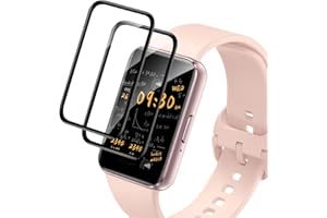 Carantee 2 Stück Schutzfolie für Panzerglas für Samsung Galaxy Fit 3, Anti Kratzer Schutzglas, Keine Blasen, Anti-Öl, Wasserdicht, Sensitive Touch, Hoch Definition Samsung Fit 3 Displayschutzfolie
