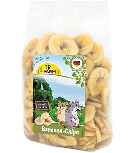 JR FARM Mr. Woodfield Früchtebaum Zum Nagen Für Kleintiere – Mit Äpfeln, Bananen & Haferflocken