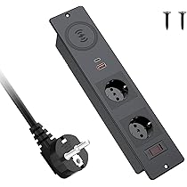 Bureau-inbouwstopcontact met USB C, Ohuo uittrekbaar stopcontact met