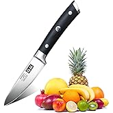 SHAN ZU Kitchen Paring Knife 9.5 cm Japanese Chef Peeling Knives High Carbon Professional Fruit Vegetable Knife German Stainl