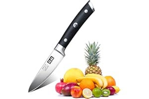 SHAN ZU Cuchillo de Filete 18 cm, Cuchillo Deshuesador, Cuchillo para Pescado Profesional, Cuchillo de Filetear de Pescado Súper Afilado en Acero Inoxidable Alemán, Mango de Madera Ergonómico