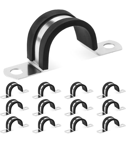 MACHSWON 10 Stück starre Rohrbandschelle 22 mm 304 Edelstahl Rohrschellen Zwei Loch Rohrband Spannclips U-Rohrklemme Sattelschellen Ring Schlauchschelle MACHSWON 10 Stück starre Rohrbandschelle 22 mm 304 Edelstahl Rohrschellen Zwei Loch Rohrband Spannclips U-Rohrklemme Sattelschellen Ring Schlauchschelle