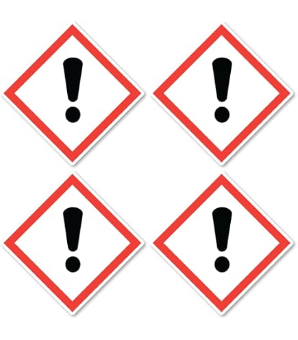 Adesivo Pericolo GHS01 Simbolo Esplosivo 10x10 Cm - Etichetta Autoadesiva Resistente Per Sostanze Esplosive, Laminato UV, Per Autolavaggi