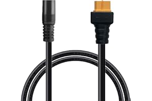 ZkeeShop DC8mm auf XT60 Adapter Kabel,DC7909 auf XT60 Verlängerungskabel 14AWG Solar Kabel Kompatibel für Delta River Jackery Bluetti und mehr Tragbare Powerstation Solarpanel 1.5M (DC8MM Female)