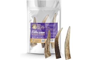 The Regal Mutt - Antler Puppy Chew - Bag of 3