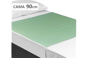 OrtoPrime Empapadores Cama Adultos Lavables Absorbentes 3,15 litros/m2 - Más de 200 Lavados - Empapador Protector Colchón Impermeable 4 Capas - Empapadores Bebe Protector de Cama con Alas 90 x 85