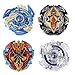 Produktbild CX Best 4pcs klassisches Beyblade Gyro Set Schlag Gyro Evidenz-Angriff gegen die Geschwindigkeit Pack Model Metal Acceleration Launcher Base Arena Top-Spiel