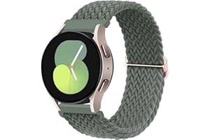 FYISWHO Nylonowe zapasowe paski do Samsung Galaxy Watch 7/Watch 6 Classic/Watch 4, 20 mm regulowane paski do zegarka Galaxy Watch 5 Pro/Active 2/Watch 3