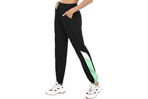 Marvmys Pantaloni 3/4 da Donna in Cotone Sportivi Donna Estivi Pantaloni Casual Yoga Fitness Larghi Trekking Running Donna Pantaloni S-XXL
