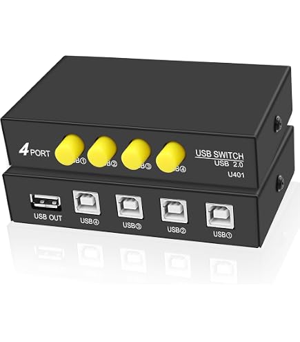 Commutateur Imprimante USB 2.0 - 2 Ordinateurs Partage 1 Imprimante - Manuel
