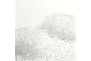 ZINGSO 2000 sztuk mini elastycznych gumek do włosów, elastyczne gumki do włosów, małe gumowe opaski do włosów dla dzieci, niemowląt, dziewczynek, bez obrażeń (2000 przezroczystych)