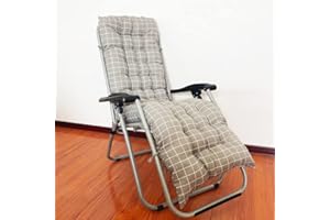 HOOWARM Coussin Bain de Soleil Lounge Rocking Chair Coussin Transat de Jardin Coussin Transat Fauteuil Relax Lounge épais Pad Coussin de Chaise Longue de Patio Doux Matelas ( Color : M , Size : 48*122CM )