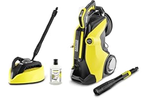 Kärcher K7 Premium Full Control Plus Home - Hidrolimpiadora de alta presión para exteriores 180 bar, 3000 W, 600 L/h (1.317-133.0), con enrollador y con accesorios , modelo 2019