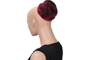CAISHA Chignon Posticcio Treccia Hepburn-Bun Capelli Elastici Updo DCX