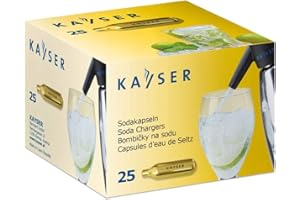Kayser - Cápsulas de soda (25 unidades, CO2)