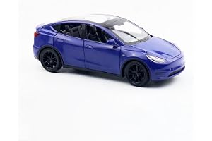 MODVKVK Model Y 1:32 Modellbil, leksaksbil med ljus & musik, dragfunktion, tryckgjuten legering, Perfekt för barn från 3 år & samlare