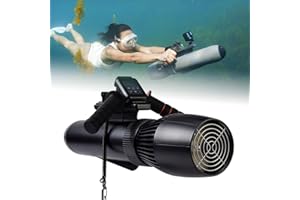 GEJLELDS Scooter Subacqueo, Booster per Nuoto Subacqueo, Set di Propulsori Subacquei Senza Spazzole da 130 Minuti, Scooter Elettrico Subacqueo da 10 Km/H, per Piscina per Sport Acquatici,10000mAh
