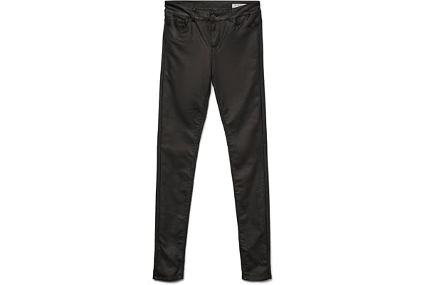 Vero Moda Dam Vmseven Nw Ss Smooth Coated Noos byxor