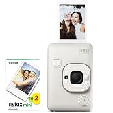 Fujifilm Instax Mini Liplay Hybrid Misty White Fotoğraf Makinesi 20'Li Film