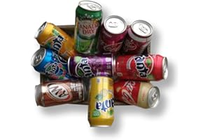 CANDYFRIZZ SELECTION BEVANDE AMERICANE 10 BARATTOLI 355ML AMERICAN DRINK EXPERIENCE IDEA REGALO