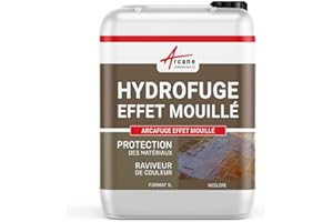 Imperméabilisant, hydrofuge, effet mouillé, oléofuge, anti tache, sol, mur, façade: Arcafuge effet mouillé - 1 L (jusqu'à 10m²) - ARCANE INDUSTRIES