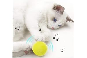 Crea MUSIC BALL/PLUSH BALL/WOOL BALL- Set di 3 Palle per gatti, gioco Smart Touch, con simpatici effetti sonori. 3 colori (WOOL BALL Set)