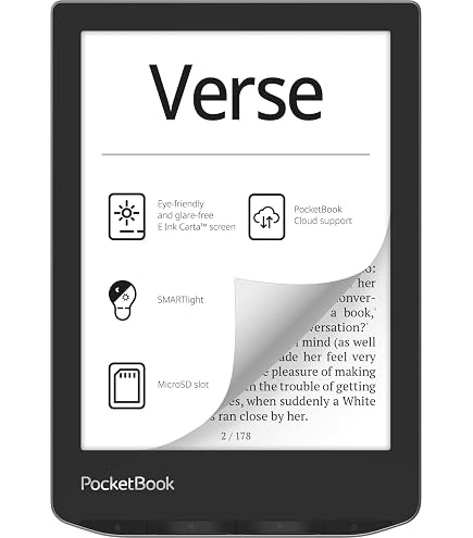 Custodia Cover Compatibile con PocketBook Verse Pro 6.0-pollici eReader Cover Custodia per Tablet Supporto Case HS
